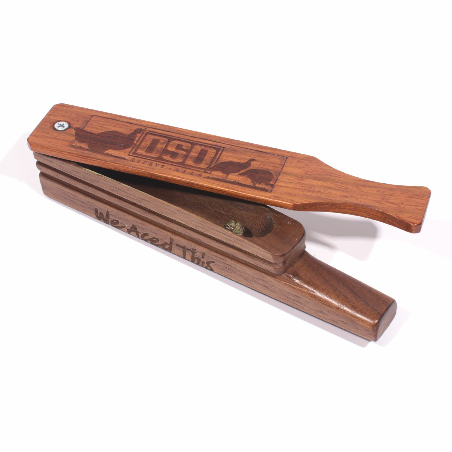 DSD Branded Box Call Walnut Dave Smith Decoys