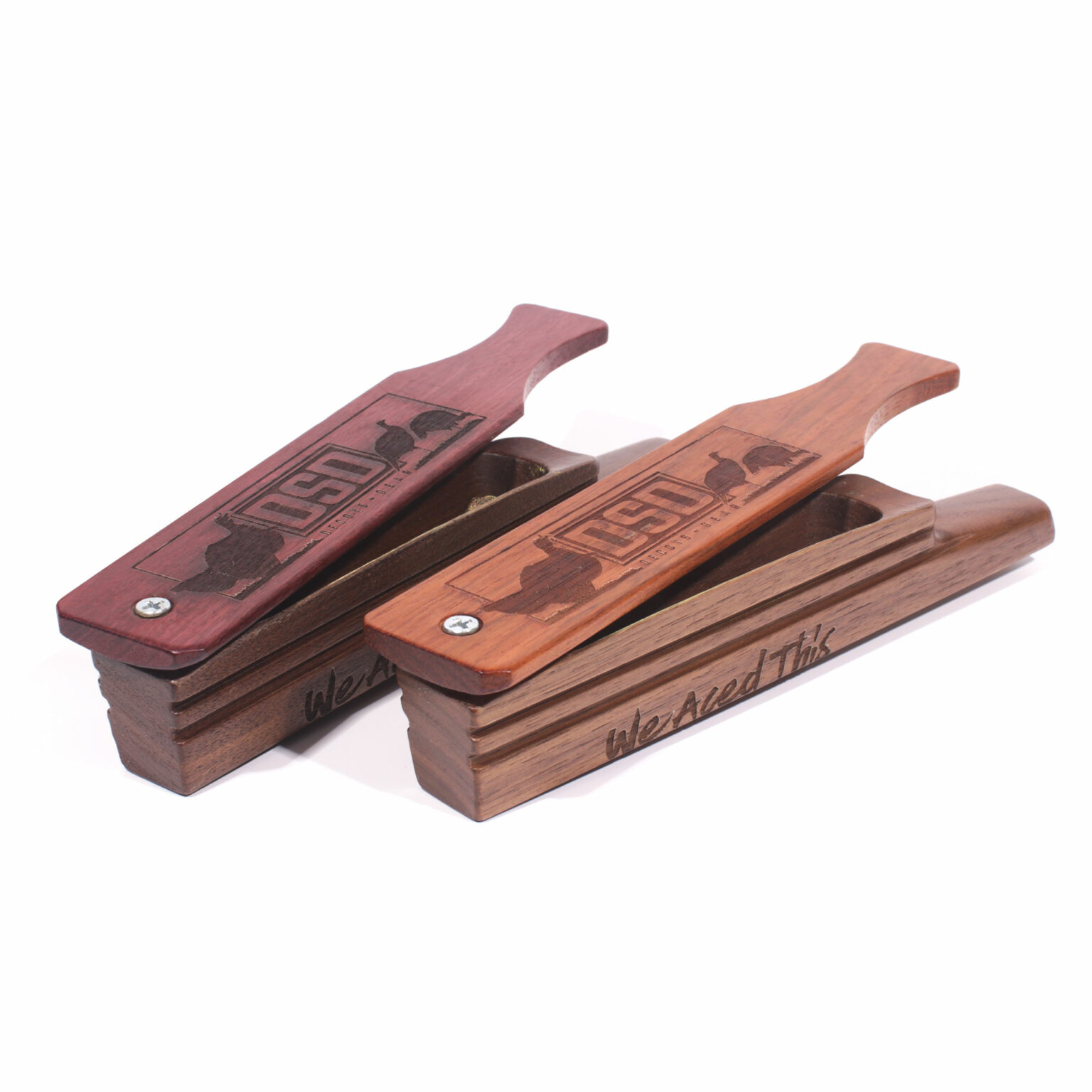 DSD Branded Box Call Walnut Dave Smith Decoys