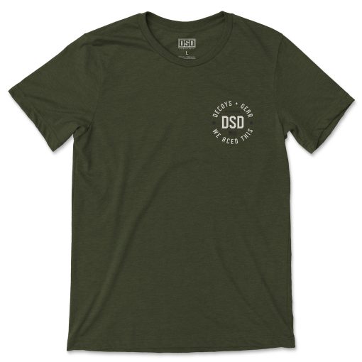Circle Badge Tee | Army - Image 2